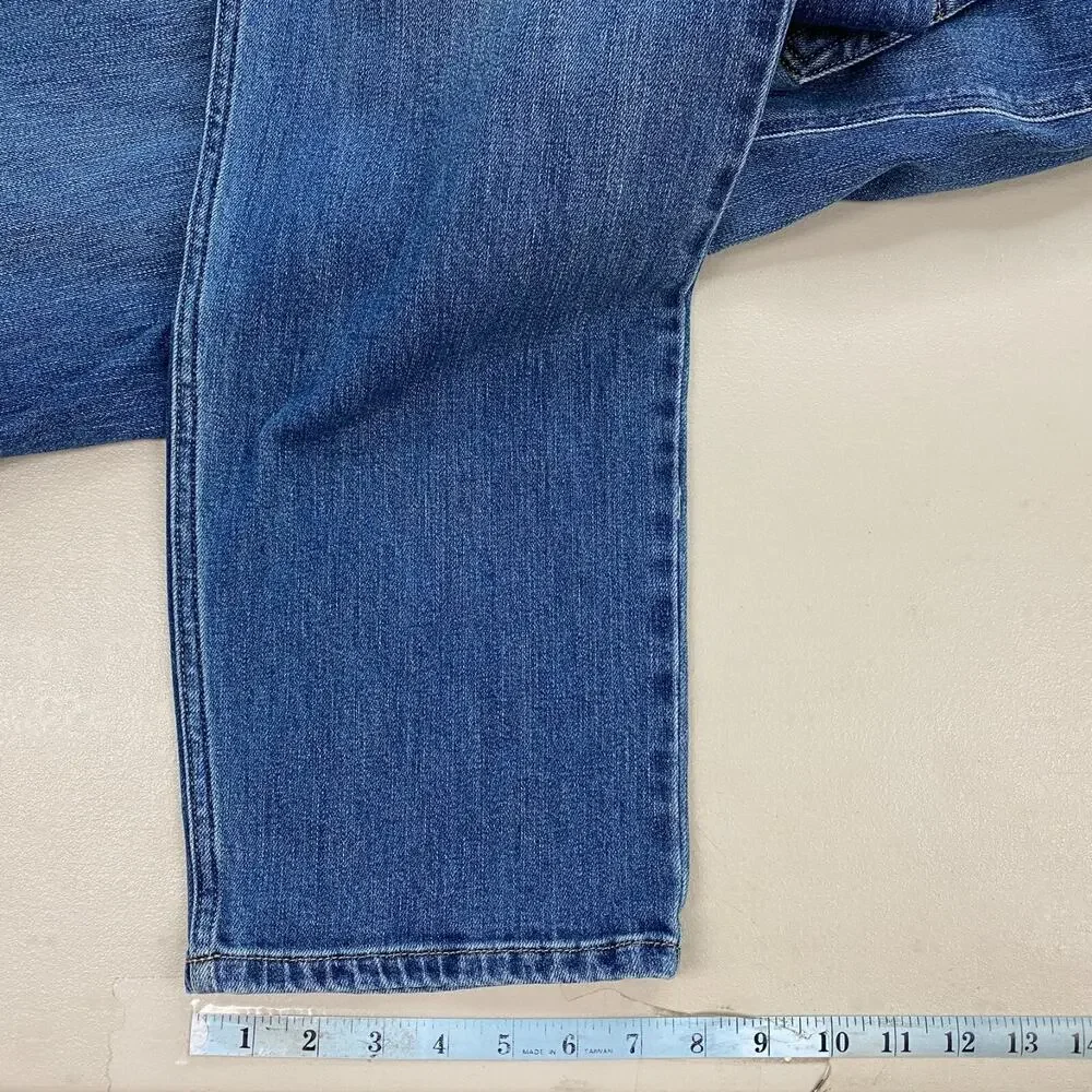 Carhartt Jeans Womens‎ 22W Original Fit Straight Leg Blue Stretch Blaine 46x31
